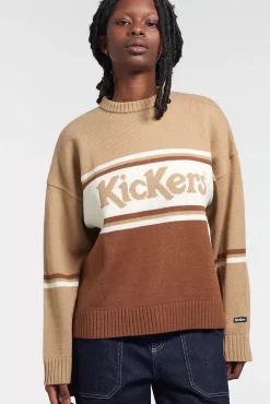 Knitwear & Sweats^The Ragged Priest Kickers Classics Brown Tonal Knitted Jumper