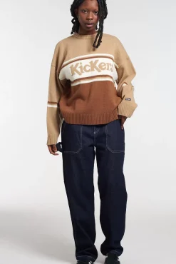 Knitwear & Sweats^The Ragged Priest Kickers Classics Brown Tonal Knitted Jumper