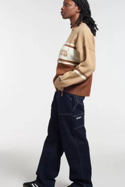 Knitwear & Sweats^The Ragged Priest Kickers Classics Brown Tonal Knitted Jumper