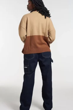 Knitwear & Sweats^The Ragged Priest Kickers Classics Brown Tonal Knitted Jumper