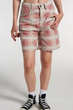 Skirts & Shorts^The Ragged Priest Kickers Classics Check Print Drill Combat Short Logo Multi