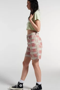 Skirts & Shorts^The Ragged Priest Kickers Classics Check Print Drill Combat Short Logo Multi