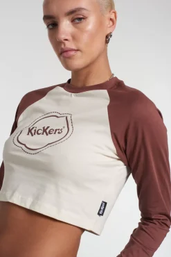 T-Shirts & Tops^The Ragged Priest Kickers Classics Cropped Long Sleeve Raglan Tee