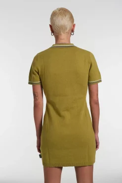 Dresses^The Ragged Priest Kickers Classics Green Knit Polo Dress