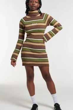 Dresses^The Ragged Priest Kickers Classics High Neck Knitted Dress