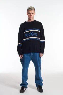 Knitwear, Sweatshirts & Hoodies^The Ragged Priest Kickers Classics Navy Knit With Chest Logo