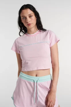 T-Shirts & Tops^The Ragged Priest Kickers Classics Pink Cropped Tee