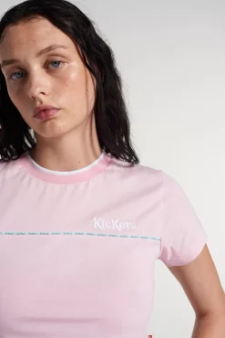 T-Shirts & Tops^The Ragged Priest Kickers Classics Pink Cropped Tee