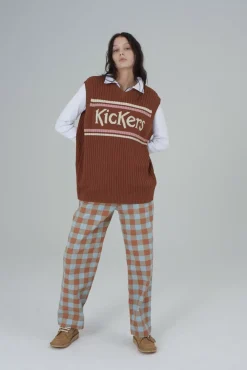Knitwear & Sweats^The Ragged Priest Kickers Classics Rust Oversized Knit Vest