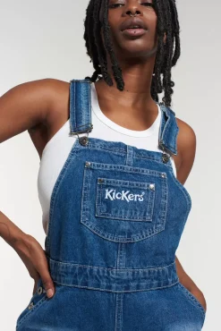 Jeans^The Ragged Priest Kickers Classics Slouchy Baggy Dungarees Mid Blue