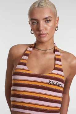 T-Shirts & Tops^The Ragged Priest Kickers Classics Striped Halterneck Top