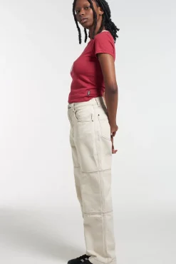 Trousers^The Ragged Priest Kickers Classics White Drill Trouser