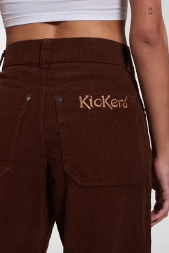 Trousers^The Ragged Priest Kickers Classic Wide Leg Trouser Cord Brown