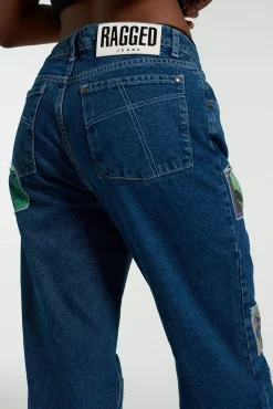 Jeans^The Ragged Priest Kook Patch Dad Jean