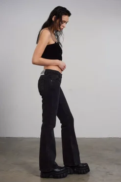 Jeans^The Ragged Priest Low Rider Jean - Charcoal