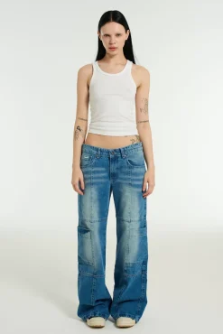 Jeans^The Ragged Priest Low Rise Jean - Light Blue