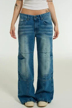 Jeans^The Ragged Priest Low Rise Jean - Light Blue