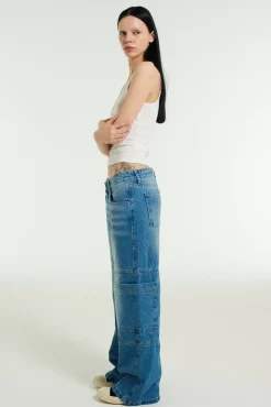 Jeans^The Ragged Priest Low Rise Jean - Light Blue