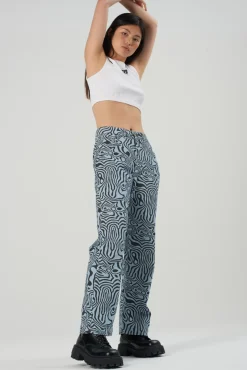 Jeans^The Ragged Priest Marble Jean - Blue