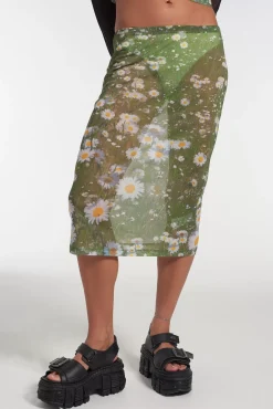 Skirts & Shorts^The Ragged Priest Meadow Mesh Midi Skirt