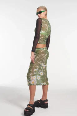 Skirts & Shorts^The Ragged Priest Meadow Mesh Midi Skirt