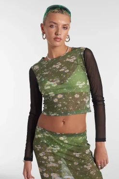 T-Shirts & Tops^The Ragged Priest Meadow Mesh Top