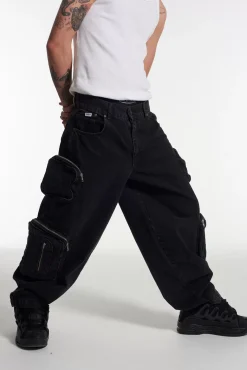 Jeans^The Ragged Priest Mens Balloon Jean Charcoal