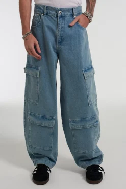 Jeans^The Ragged Priest Mens Balloon Jean Light Blue