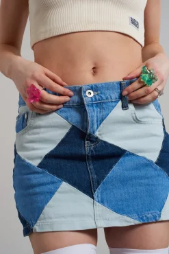 Skirts & Shorts^The Ragged Priest Micro Patchwork Mini Skirt