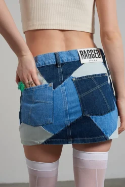 Skirts & Shorts^The Ragged Priest Micro Patchwork Mini Skirt