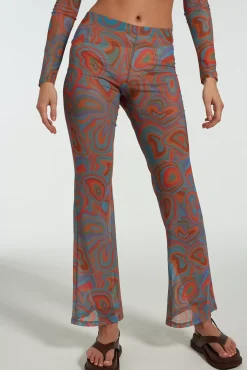 Trousers^The Ragged Priest Milk It Crystal Flare Pant