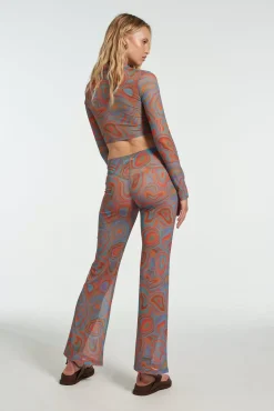 Trousers^The Ragged Priest Milk It Crystal Flare Pant
