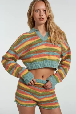 Knitwear & Sweats^The Ragged Priest Milk It Horizon Crop Jumper
