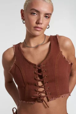 T-Shirts & Tops^The Ragged Priest Milk It Native Lace Front Top