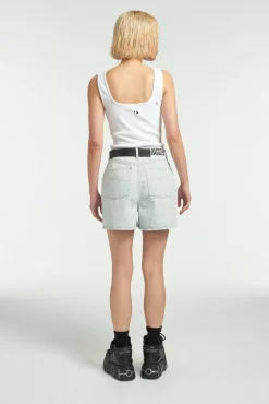 Skirts & Shorts^The Ragged Priest Mom Short Stonewash