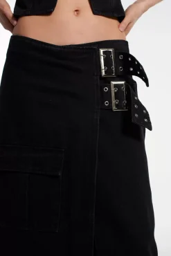 Skirts & Shorts^The Ragged Priest Monica Buckle Wrap Midi Skirt