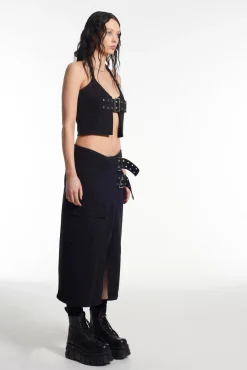 Skirts & Shorts^The Ragged Priest Monica Buckle Wrap Midi Skirt