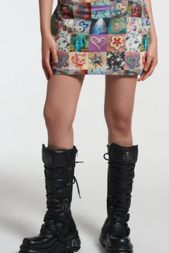Skirts & Shorts^The Ragged Priest Montage Mini Skirt