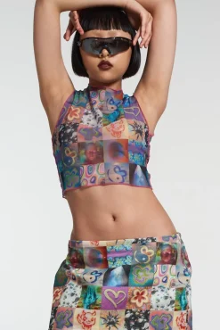 Skirts & Shorts^The Ragged Priest Montage Mini Skirt