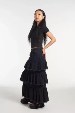 Skirts & Shorts^The Ragged Priest Morticia Maxi Skirt