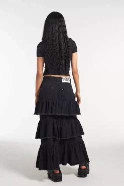 Skirts & Shorts^The Ragged Priest Morticia Maxi Skirt