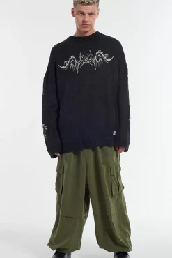 Knitwear, Sweatshirts & Hoodies^The Ragged Priest Nano Knit Black