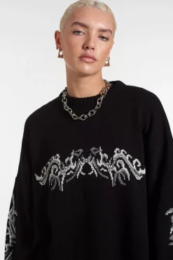 Knitwear, Sweatshirts & Hoodies^The Ragged Priest Nano Knit Black