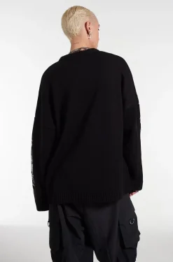 Knitwear, Sweatshirts & Hoodies^The Ragged Priest Nano Knit Black