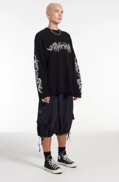 Knitwear, Sweatshirts & Hoodies^The Ragged Priest Nano Knit Black