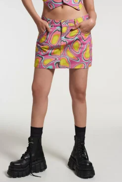 Skirts & Shorts^The Ragged Priest Nimbus Print Skirt