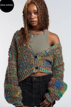 Knitwear & Sweats^The Ragged Priest Noise Knit Cardigan