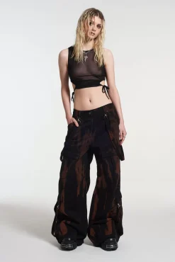 T-Shirts & Tops^The Ragged Priest Obsidian Mesh Top