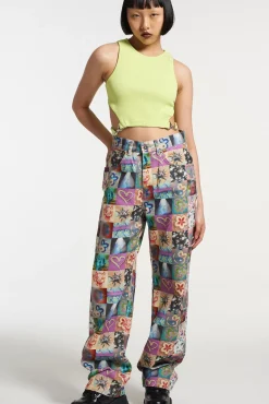 Trousers^The Ragged Priest Optic Straight Leg Pant