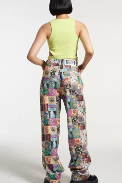 Trousers^The Ragged Priest Optic Straight Leg Pant